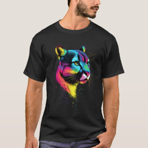 Puma Grote Kat Berg Leeuw Cougars Pumas Panter C T-shirt