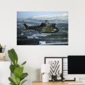 Puma-helikopter Poster (Thuiskantoor)