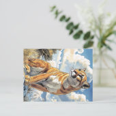 Puma I Cougar Briefkaart (Staand voorkant)