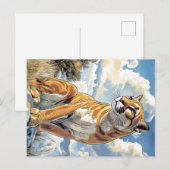 Puma I Cougar Briefkaart (Voorkant / Achterkant)