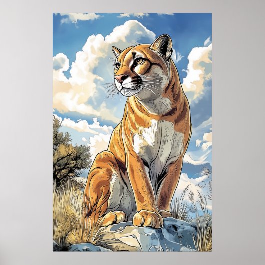 Puma I Cougar Poster (Voorkant)
