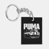 Puma (IFV) Square (dubbelzijdige) Sleutelhanger (Voorkant Links)