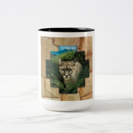 Puma - koffiemok tweekleurige koffiemok