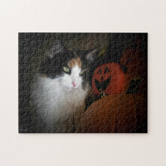 Puma over pompoen legpuzzel