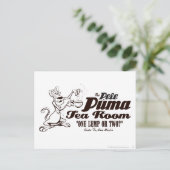 Puma Pete Tea Room Briefkaart (Staand voorkant)