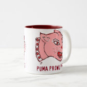 PUMA PROWLLING COUGAR-AFDRUKKING TWEEKLEURIGE KOFFIEMOK (Voorkant rechts)