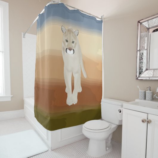 Puma Shower Curtain Douchegordijn (In situ)