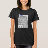 Pumapunku Blueprint Puma Punku Ancient Astronaut T T-shirt (Voorkant)