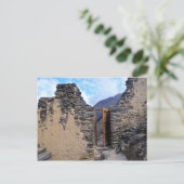 Pumatallis Temple Deeg van Inca Trail, Peru Briefkaart (Staand voorkant)