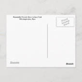 Pumatallis Temple Deeg van Inca Trail, Peru Briefkaart (Achterkant)