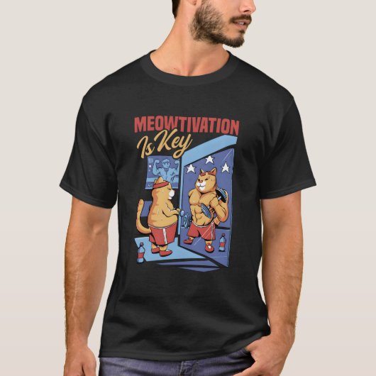 Pumg Fitness Kat T-shirt (Voorkant)
