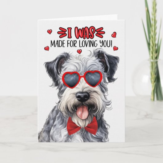 Pumi Dog Gemaakt voor Liefde U Valentijn Feestdagen Kaart (Voorkant)