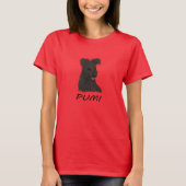 Pumi-hond T-shirt (Voorkant)