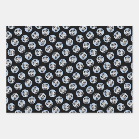 Pumi Schilderij Grijs Pumik Schattigee Originele P Inpakpapier Vel (Voorkant 3)