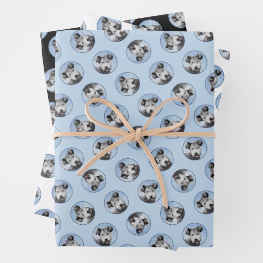 Pumi Schilderij Grijs Pumik Schattigee Originele P Inpakpapier Vel (In situ)