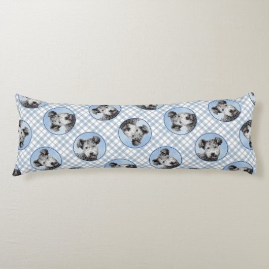 Pumi Schilderij Grijs Pumik Schattigee Originele P Lichaamskussen (Voorkant)