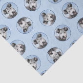 Pumi Schilderij Grijs Pumik Schattigee Originele P Tissuepapier (Detail)