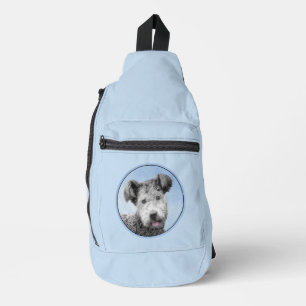 Pumi Schilderij Grijze Pumik Schattig Origineel Hu Sling Bag