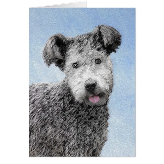 Pumi-schildering - Kute Original Dog Art (Voorkant)
