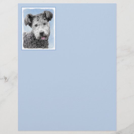 Pumi-schildering - Kute Original Dog Art (Voorkant)