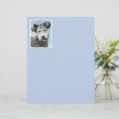 Pumi-schildering - Kute Original Dog Art (Staand voorkant)
