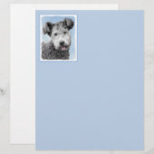 Pumi-schildering - Kute Original Dog Art (Voorkant / Achterkant)