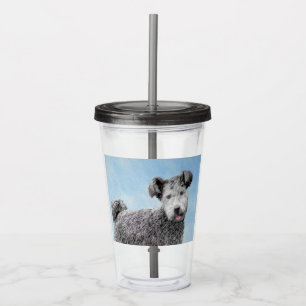 Pumi-schildering - Kute Original Dog Art Acryl Drinkbeker