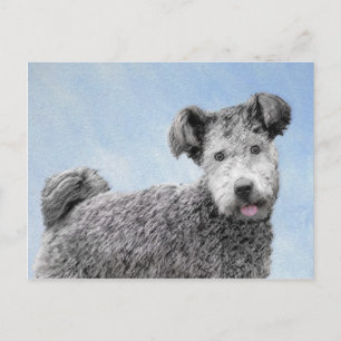 Pumi-schildering - Kute Original Dog Art Briefkaart