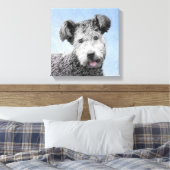 Pumi-schildering - Kute Original Dog Art Canvas Afdruk (Insitu (Slaapkamer))