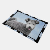 Pumi-schildering - Kute Original Dog Art Deurmat (Schuin)