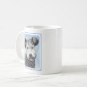 Pumi-schildering - Kute Original Dog Art Koffiemok (Voorkant links)