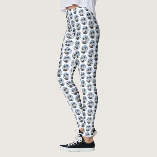 Pumi-schildering - Kute Original Dog Art Leggings (Links)