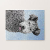 Pumi-schildering - Kute Original Dog Art Legpuzzel (Horizontaal)