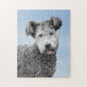 Pumi-schildering - Kute Original Dog Art Legpuzzel (Verticaal)