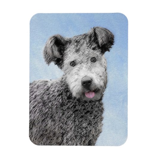 Pumi-schildering - Kute Original Dog Art Magneet (Verticaal)