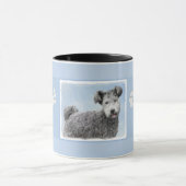 Pumi-schildering - Kute Original Dog Art Mok (Midden)