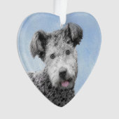 Pumi-schildering - Kute Original Dog Art Ornament (voorkant)
