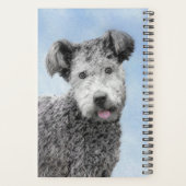 Pumi-schildering - Kute Original Dog Art Planner (Achterkant)