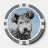 Pumi-schildering - Kute Original Dog Art Poker Chips (Voorkant)
