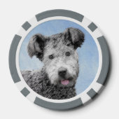Pumi-schildering - Kute Original Dog Art Poker Chips (Achterkant)