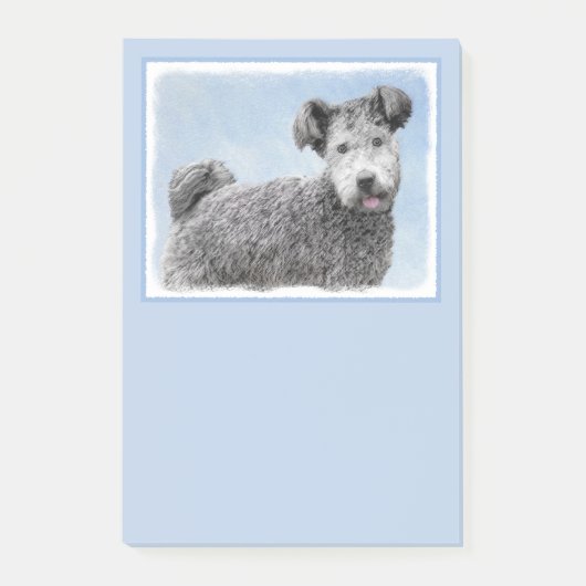Pumi-schildering - Kute Original Dog Art Post-it® Notes (Voorkant)