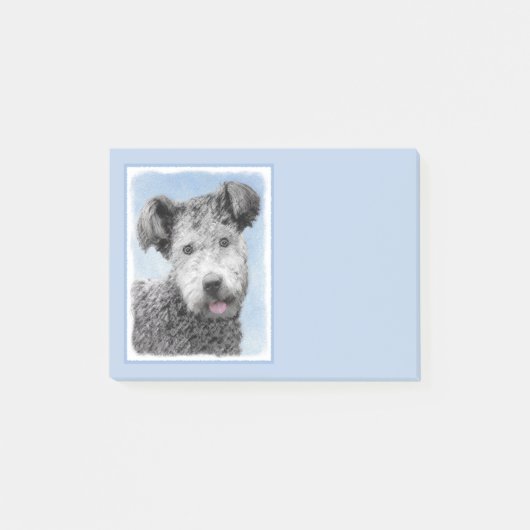 Pumi-schildering - Kute Original Dog Art Post-it® Notes (Voorkant)