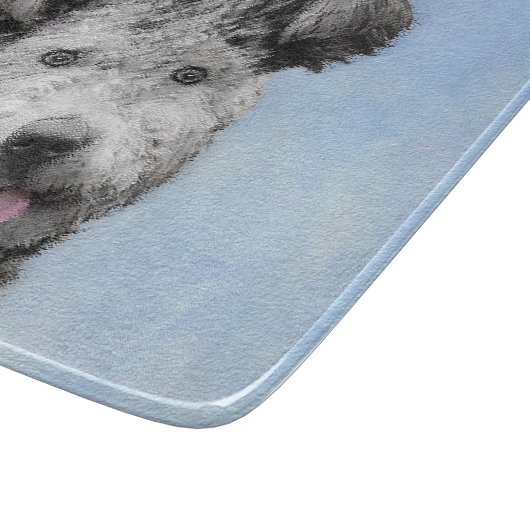 Pumi-schildering - Kute Original Dog Art Snijplank (Hoek)