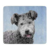 Pumi-schildering - Kute Original Dog Art Snijplank (Voorkant)