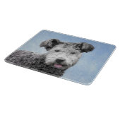 Pumi-schildering - Kute Original Dog Art Snijplank (Hoek)