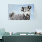 Pumi-schildering - Kute Original Dog Art Spandoek (Beurs)