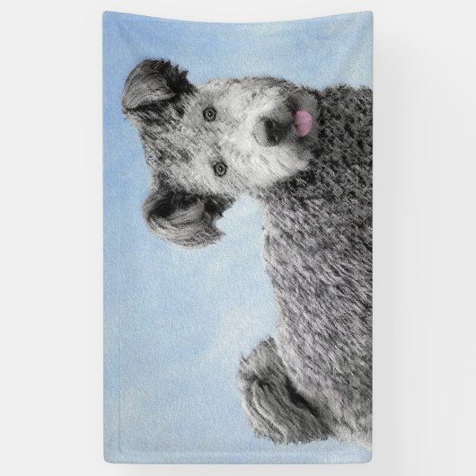 Pumi-schildering - Kute Original Dog Art Spandoek (Verticaal)