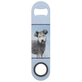 Pumi-schildering - Kute Original Dog Art Speed Flessenopener (Voorkant)