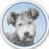 Pumi-schildering - Kute Original Dog Art Sticker (Voorkant)