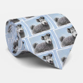 Pumi-schildering - Kute Original Dog Art Stropdas (Opgerold)